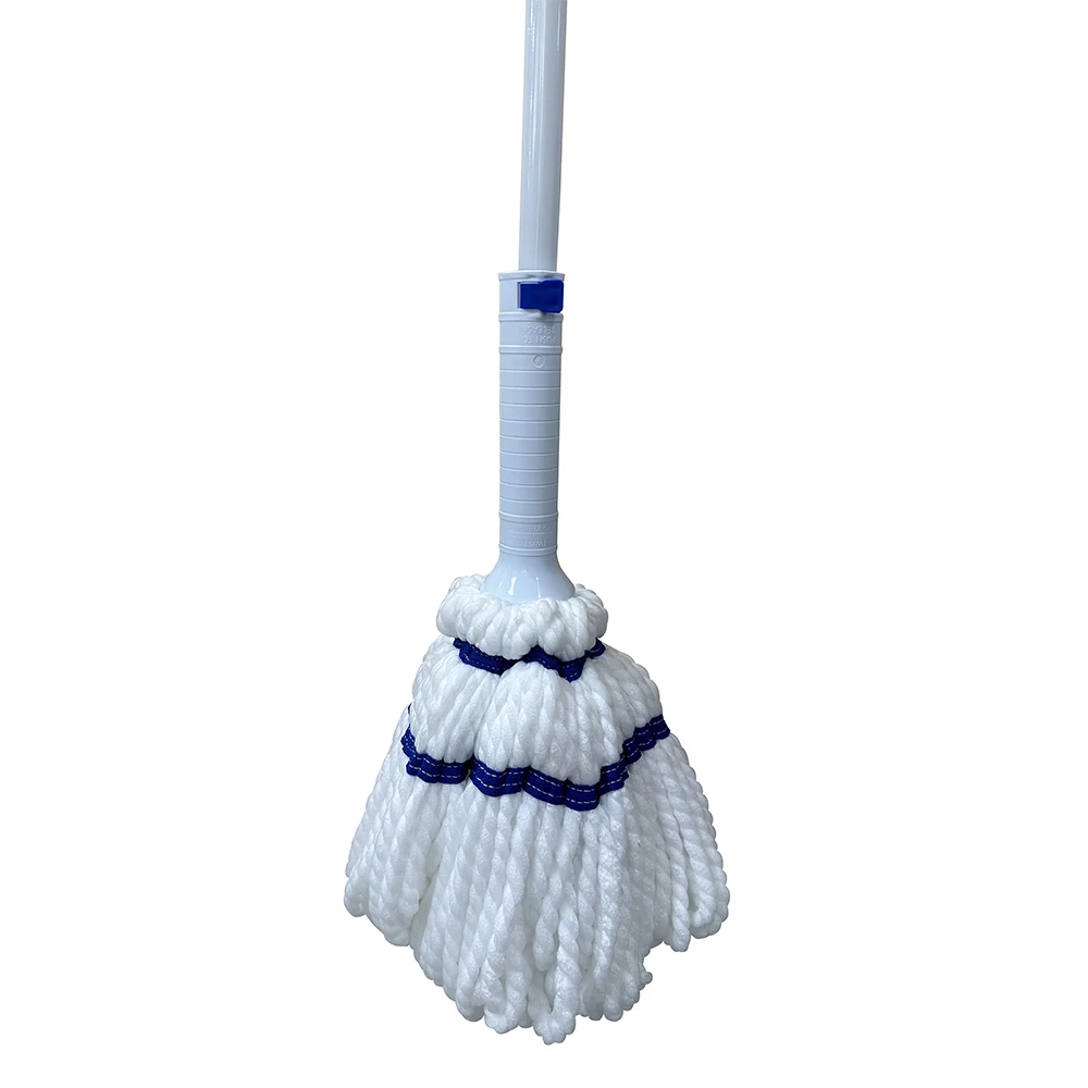 Twist microfiber yarn mop
