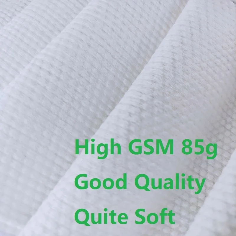 Wholesale Embossed Extra Thick Hotel Travel Guest Paper Washcloth Non-woven Bath Wrap Towel Disposable Bath Towel
