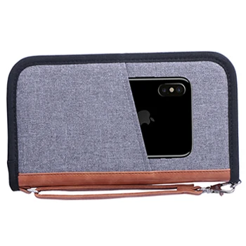 Fashion Custom Logo Branded Travel Personalized Leather Case Passport wallets