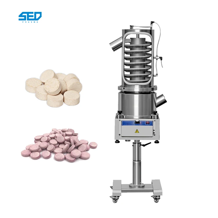 High Speed Pharmaceutical Capsule Deduster Tablet Polishing Machine