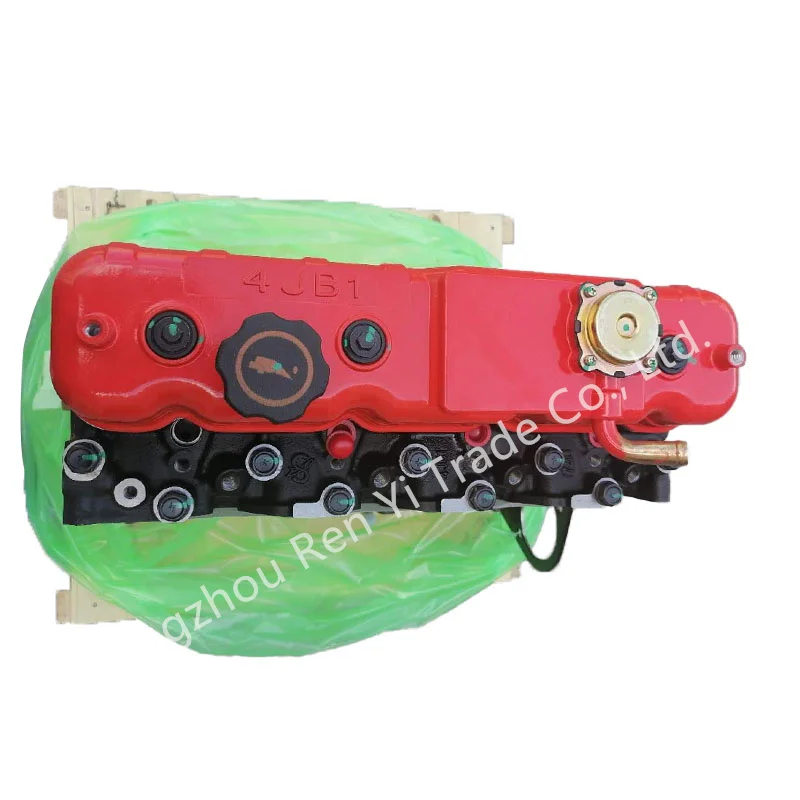 Brand New JMC 4JB1 4J28TC 4 Cylinder Engine Long Block For Isuzu Diesel Motor Pickup Truck Auto Parts