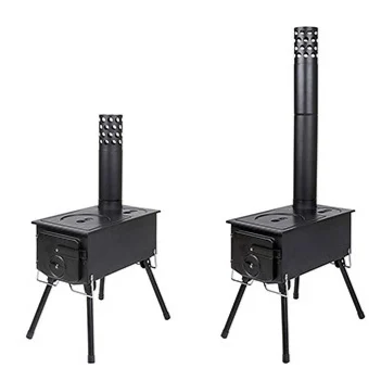 Jianyi KAMADO Stove Portable Outdoor Camping Fire Pit Hiking Accessories with Grill Foldable Hiking Fire Pit Stove