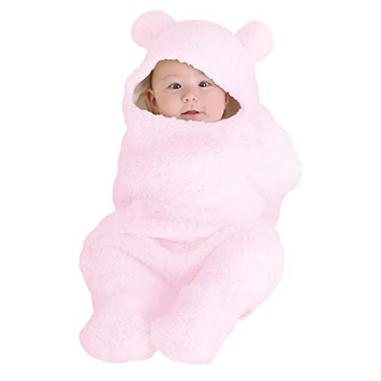 
high quality wool lamb newborn receiving wrap sleep bag 