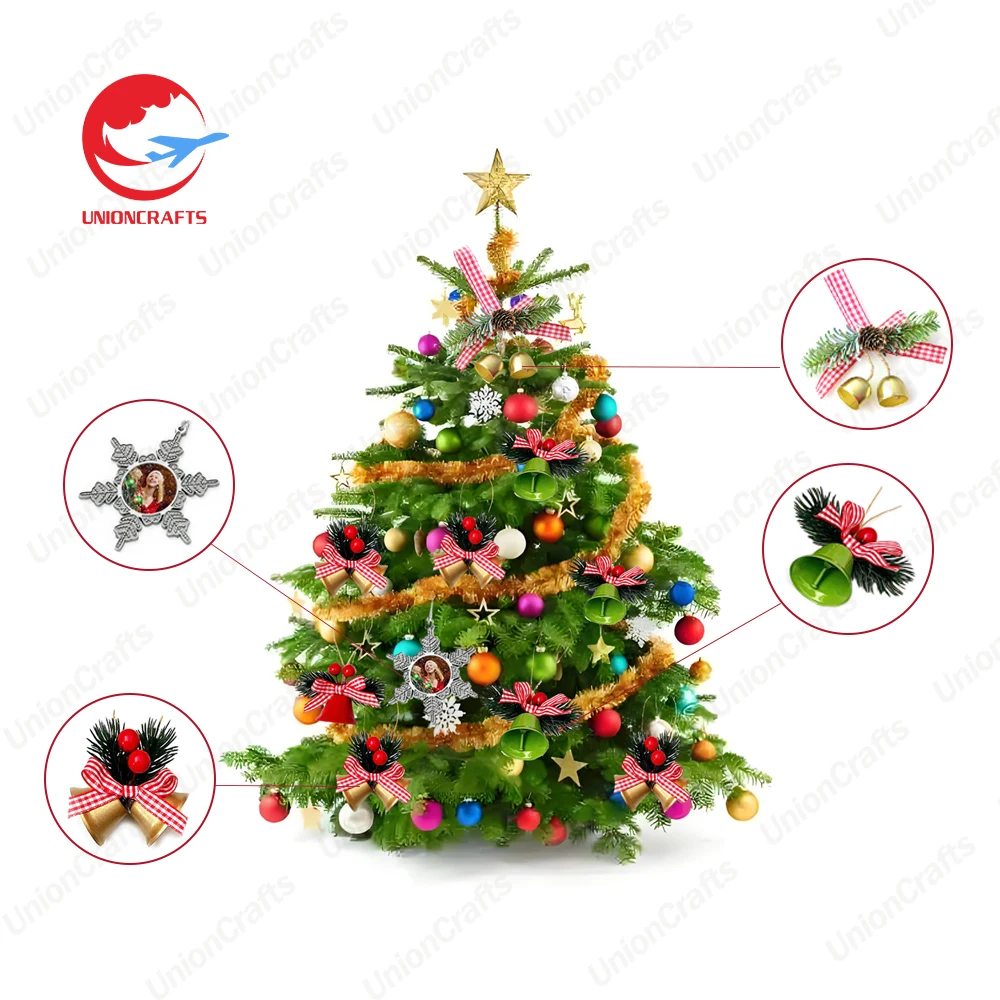 Customized cartoon cute halloween christmas party gifts tree pendant santa claus key ring accessories metal christmas keychain