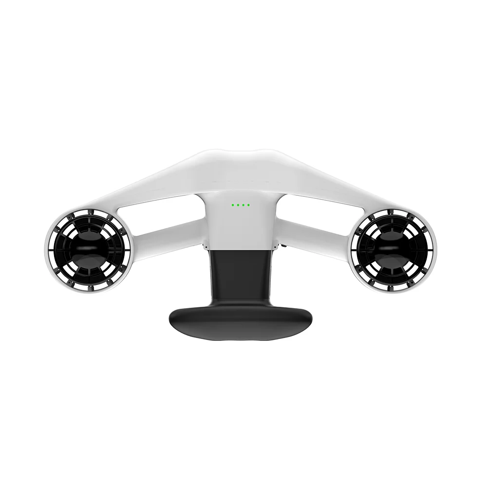 Sea Scooter Underwater Scooter With Go Pro Mount for Diving Snorkeling Swimming 30M for Adults / Kids - White