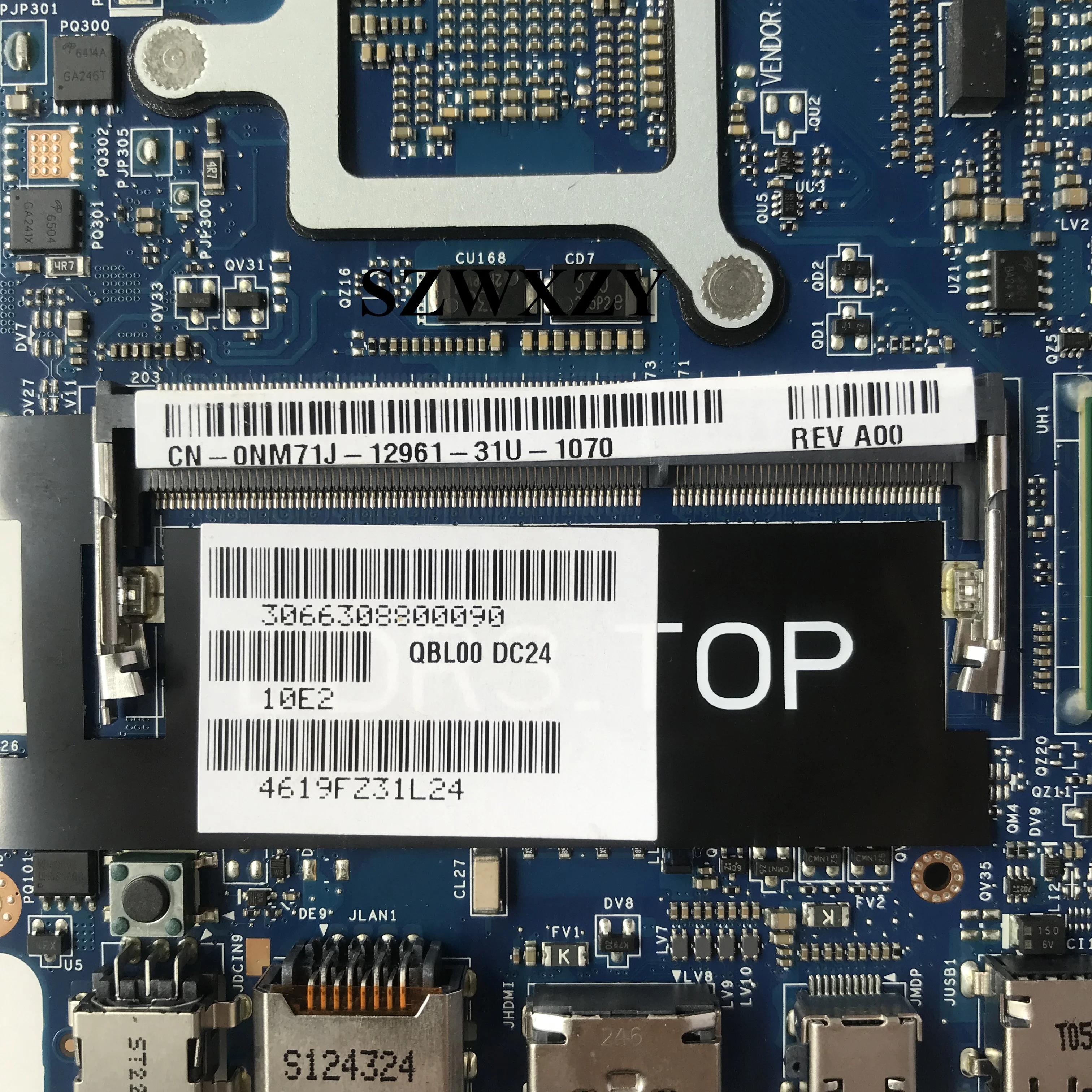 Для Dell XPS 15 L521X Материнская плата ноутбука QBL00 LA-7852P CN-0NM71J 0NM71J HM77 с SR0WX I5-3230M процессор 100% тестирование Быстрая