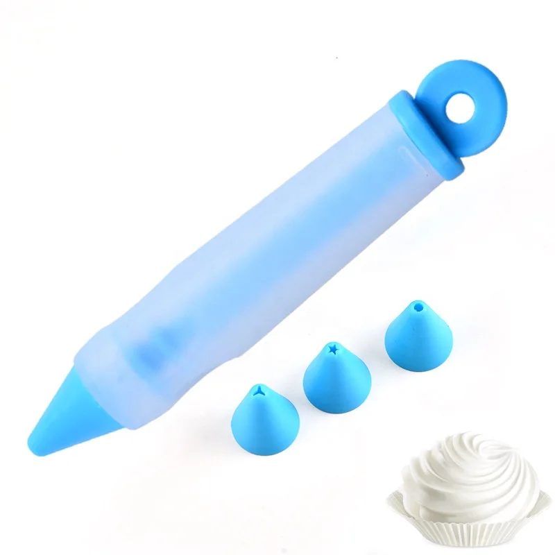 Cake decoration tool silicone food writing pen biscuit cake decoration pen