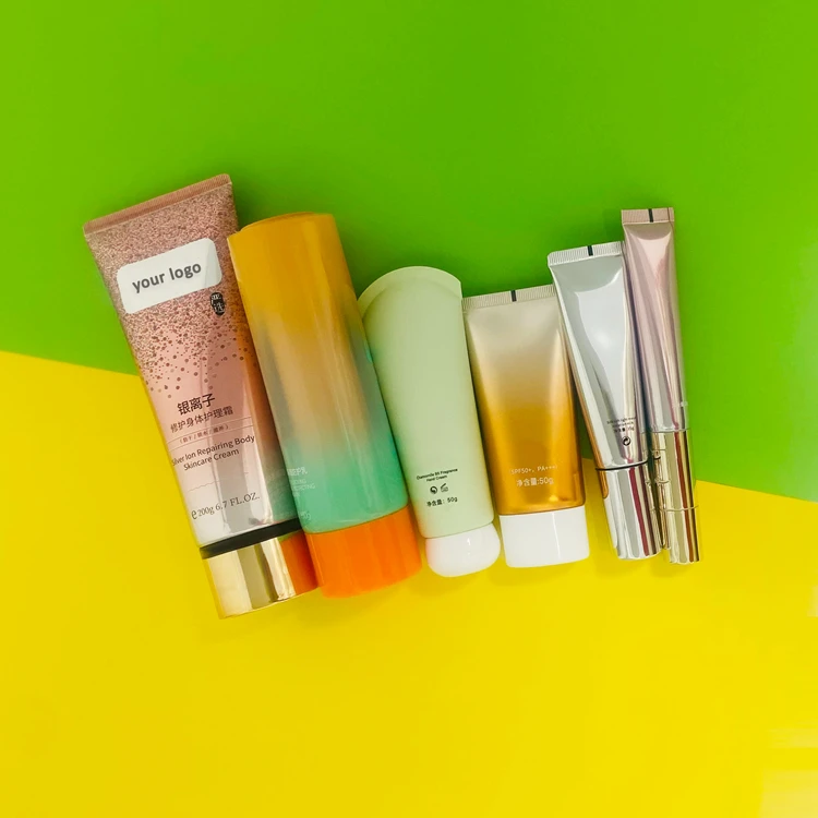 Shampoo Squeeze Lotion Cosmetic Containers Tube,Travel Size Empty Clear Soft Tube,tubo apertado empty tube cosmetic