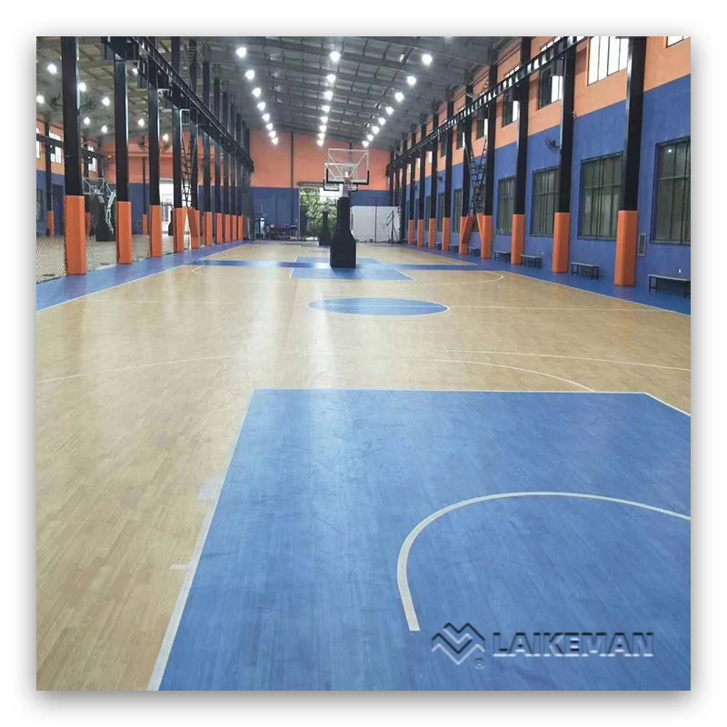 Indoor Pvc Sports Flooring Basketball Court flooring high quality Basketball Flooring wood grain