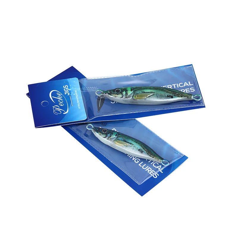 OEM ODM Jigging Fishing Lure Tackle Leurre De Peche Lead Metal Casting Swimming Bait 20g 30g 40g 60g 80g Slow Pitch Jigs Lures