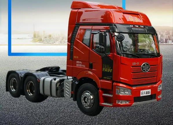 
1:24 original factory liberation car model J6 traction engineering tractor alloy model 