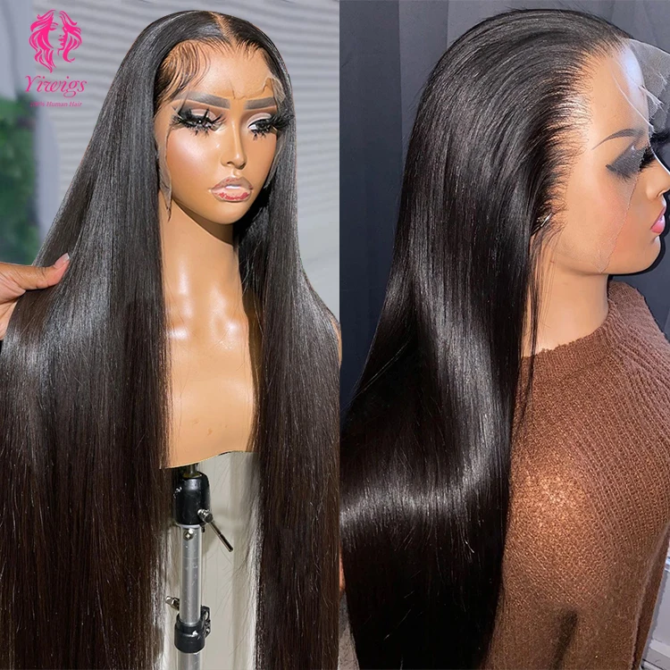 Wholesale 200 Density HD Lace Frontal Wigs 100 Human Hair In Bulk, Pre Pluck Brazilian Virgin Hair HD Lace Front Wig Vendor