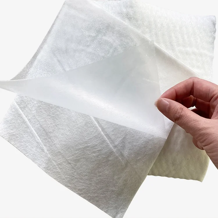 Composite geomembrane impermeable composite  One piece of geotextile and one landscape lake filament composite geomembrane