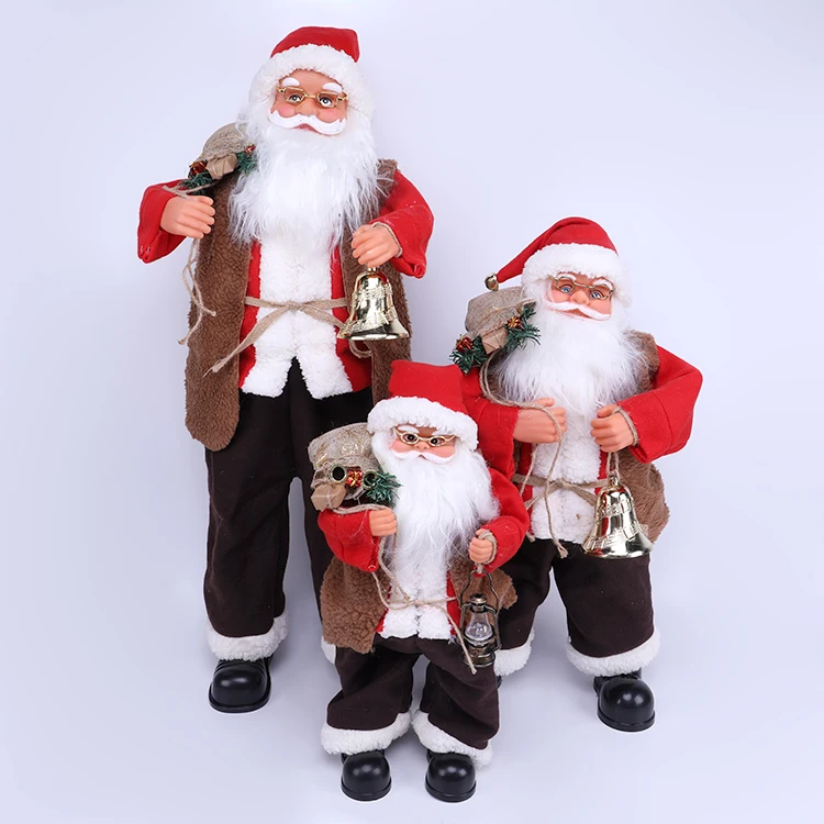 New Electric Santa Claus Toy Singing Santa Toy Christmas Decoration Supplies