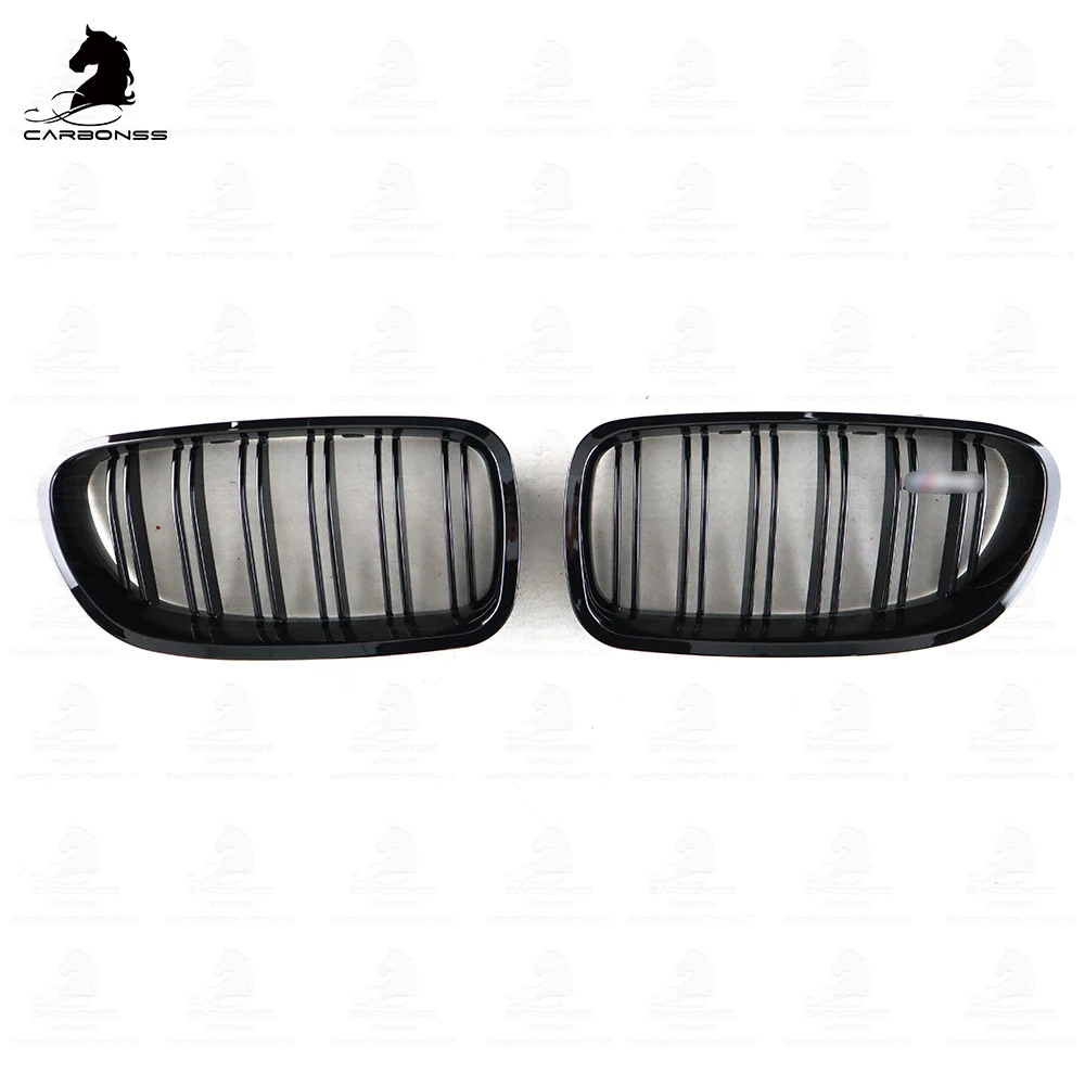 Auto car parts ABS Glossy Black Front Grill Grille For BMW F10 2011-2016