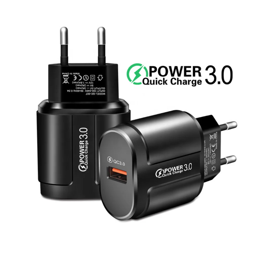 Quick Charge 3.0 QC 18W PD USB Charger QC3.0 Fast Charging Wall Phone For Samsung Xiaomi 11 iPhone