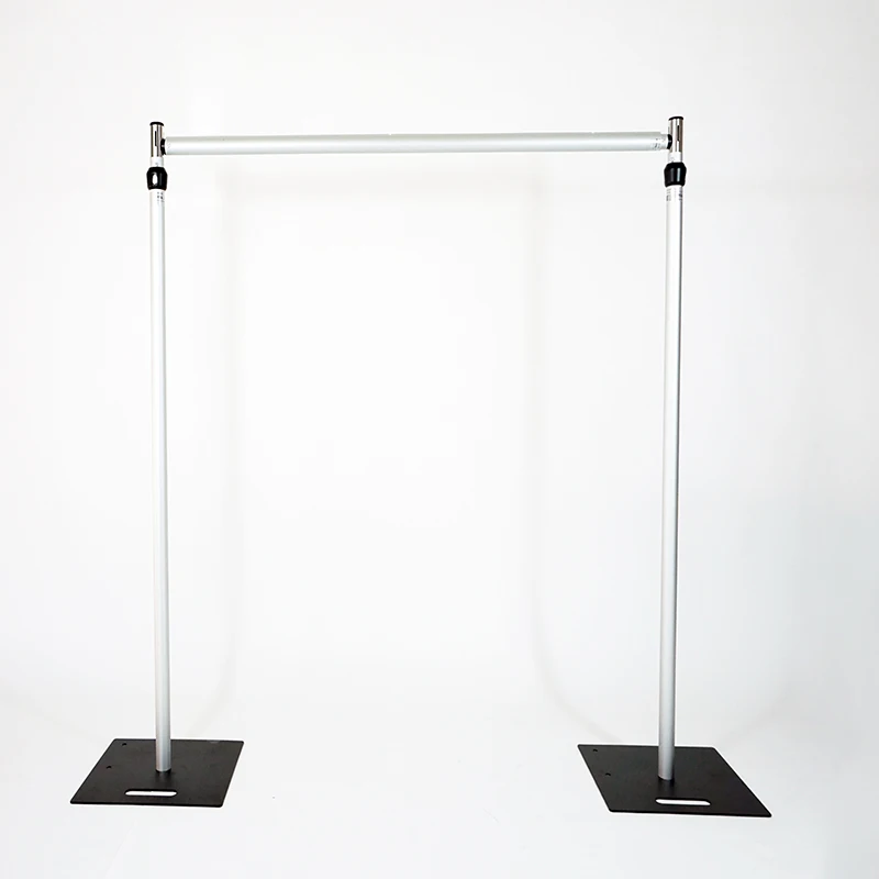 SW015 wedding decoration stage backdrop curtain stand telescopic Adjustable Portable pole pipe and drape flower wall frame