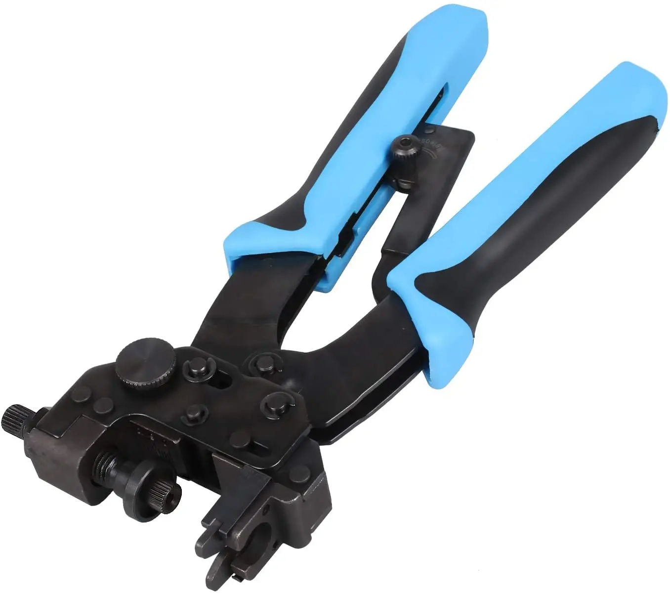 Professional RG59/RG6 Coax Cable Crimper, Coax Coaxial Compression Crimping Tool for F/BNC/RCA Connectors Adapters
