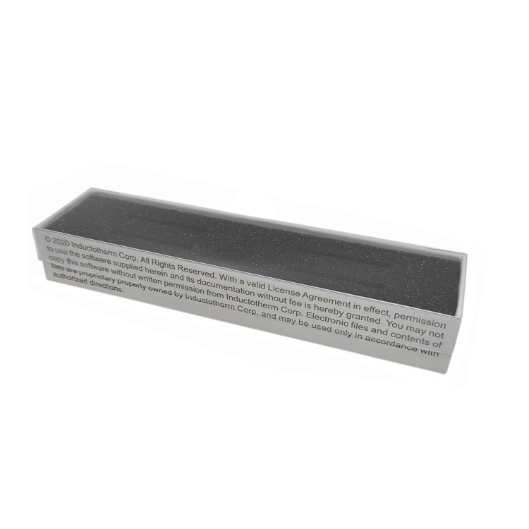 Custom High Quality Capacitor Pen Packaging Box Color Printed Logo Gift Box With Clear Lid And Foam Insert