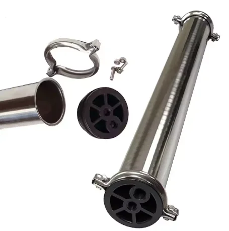 High pressure stainless steel 4021 reverse osmosis membrane shell water treatment pressure vessel