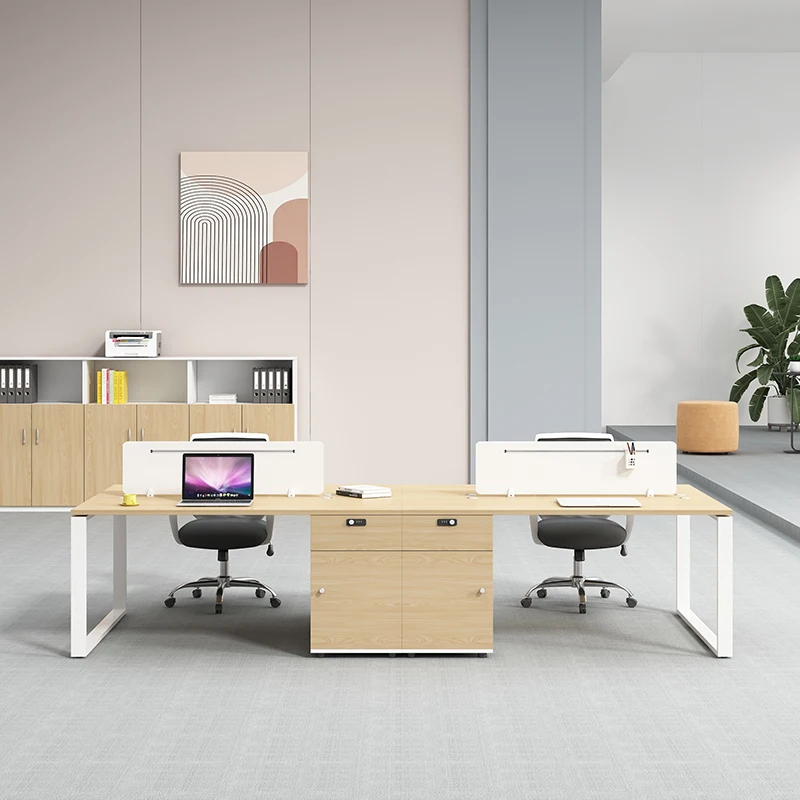 office partition table Staff desk Cubicle workstation Bureau de travail modular office table commercial Office Furniture set