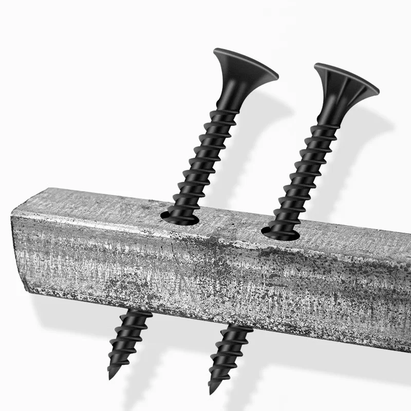 Good Quality Fasteners 3m Black/gray Phosphated Bugle Head Gypsum Board Fastener Drywall Screw Tornillos OEM Flat GB Black Color