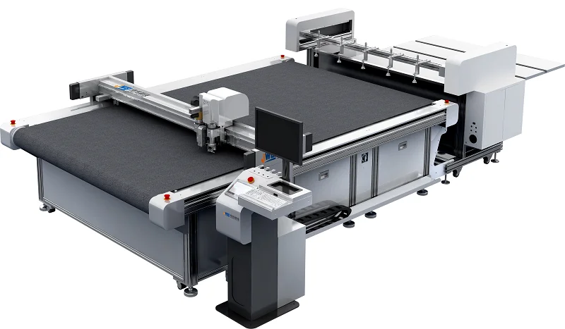 Numerical control digital cutting machine material fixing method vacuum adsorption