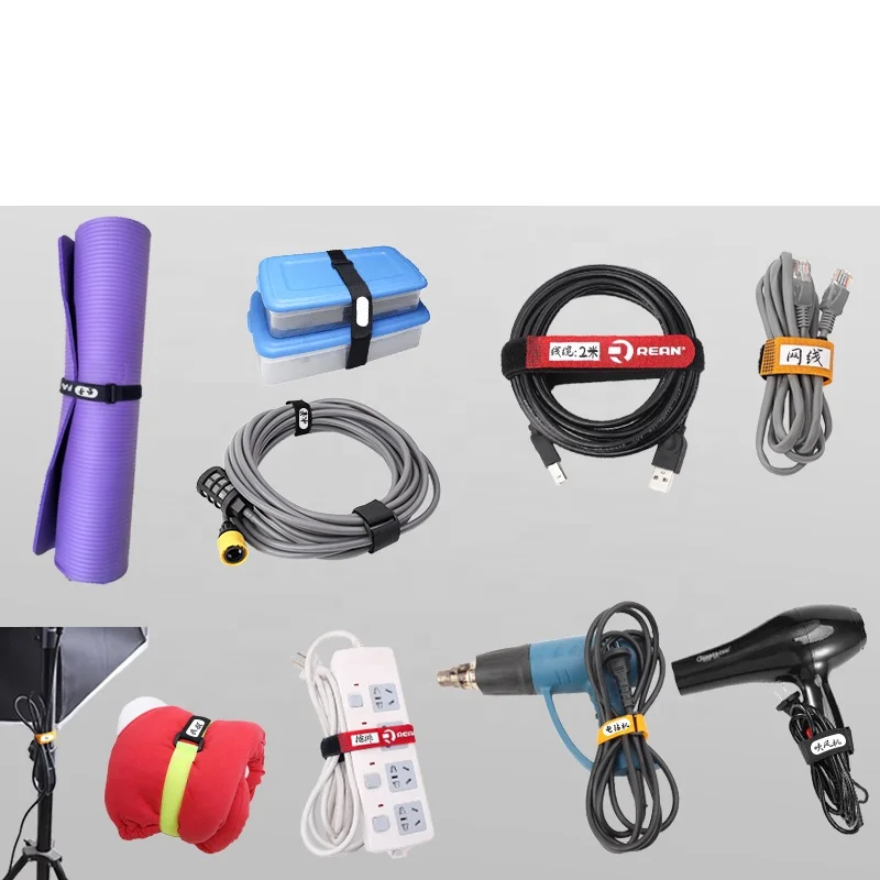 Nylon Hook And Loop Strap Velcroes Strapping Cable Ties Hook and Loop Ties