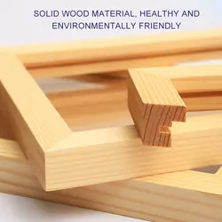 Wholesale Art Style A4 Solid Wood Picture Photo Frame for Home Decoration Luxury