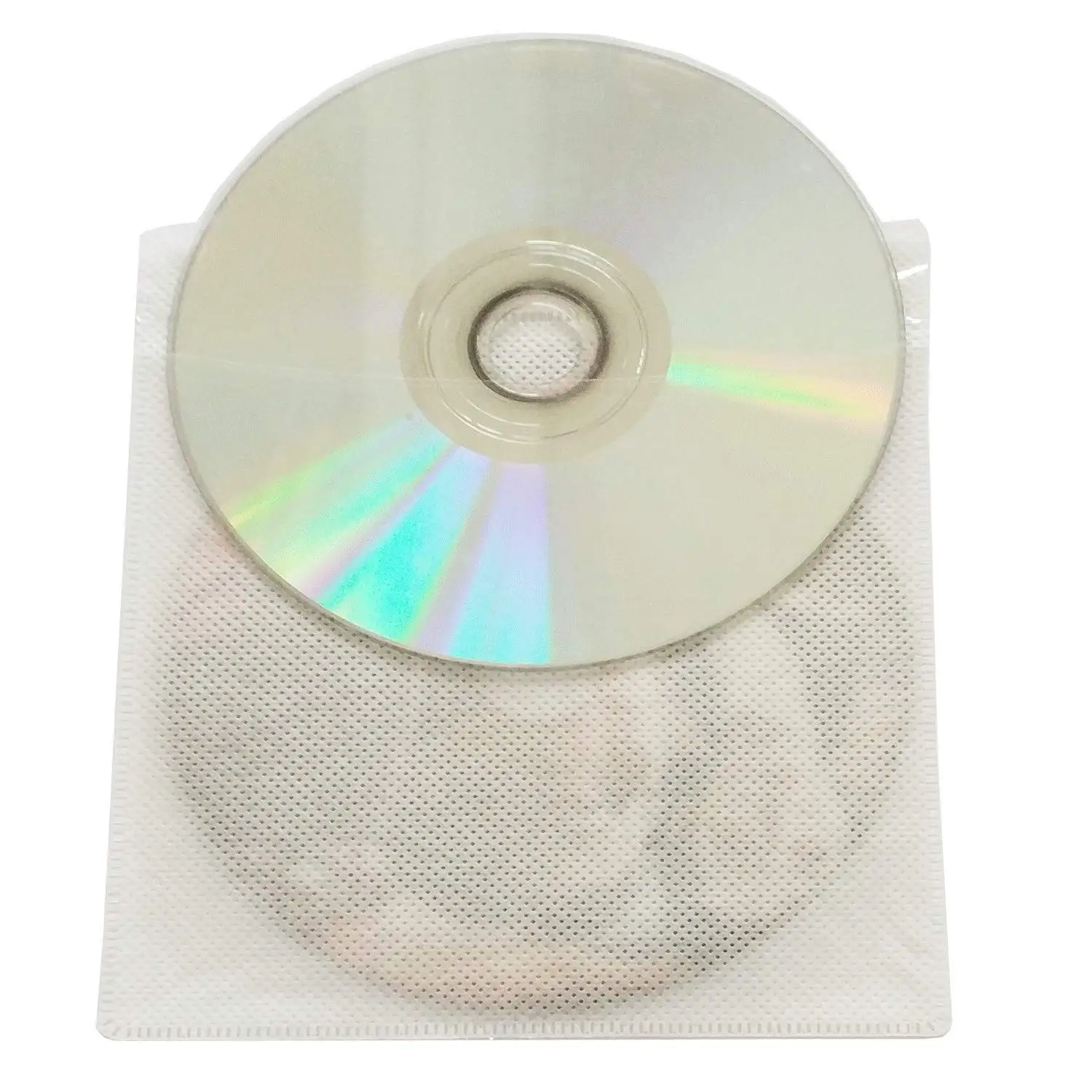 Custom Factory Non-woven Plastic Double-Sided CD Protective Sleeves For CD Storage Binders