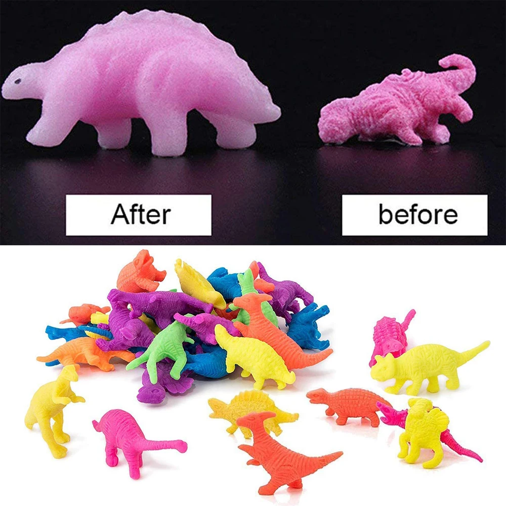 LZY012  60 Pack Dinosaur Eggs Hatching Dino Egg Grow In Water Crack For Holiday Gift