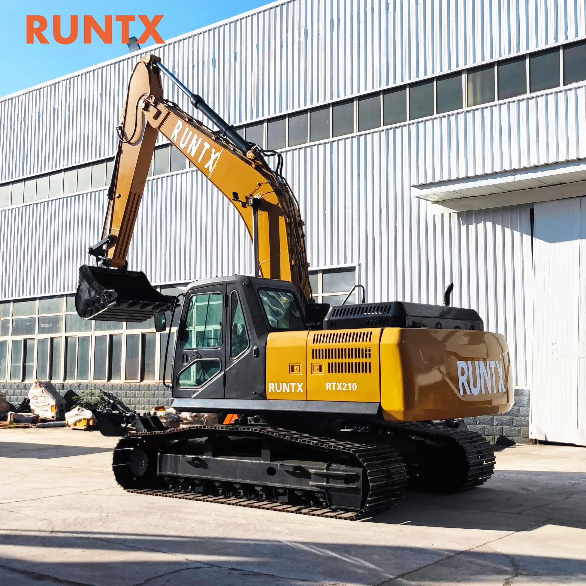 RUNTX машина большой экскаватор рытье 21 тонна 50 тонн большие экскаваторы для продажи