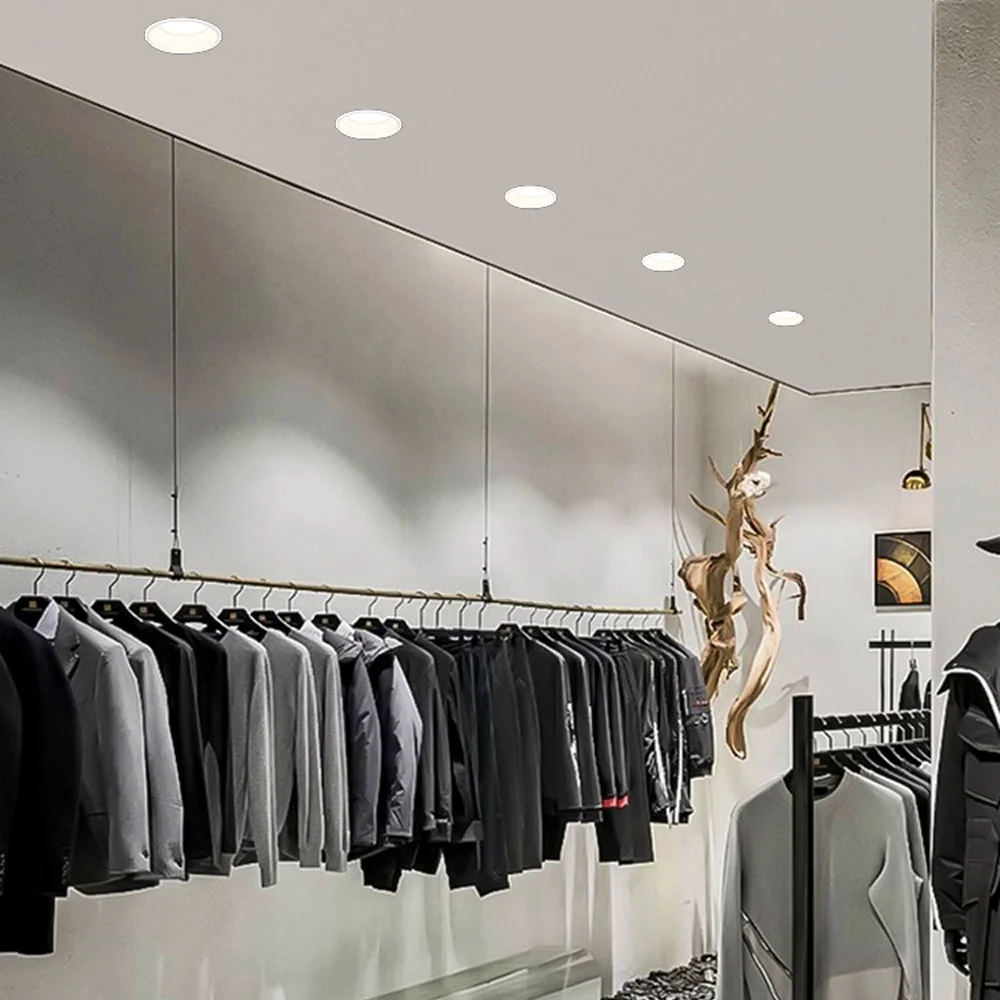 
LED COB Recessed Downlight 5W 7W 9W 12W 15W 20w Round Black White LED Ceiling Spot Light AC85-265V 