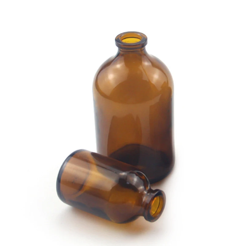Хорошее качество пустые реагент бутылки лекарство прозрачный Янтарный стеклянный флакон