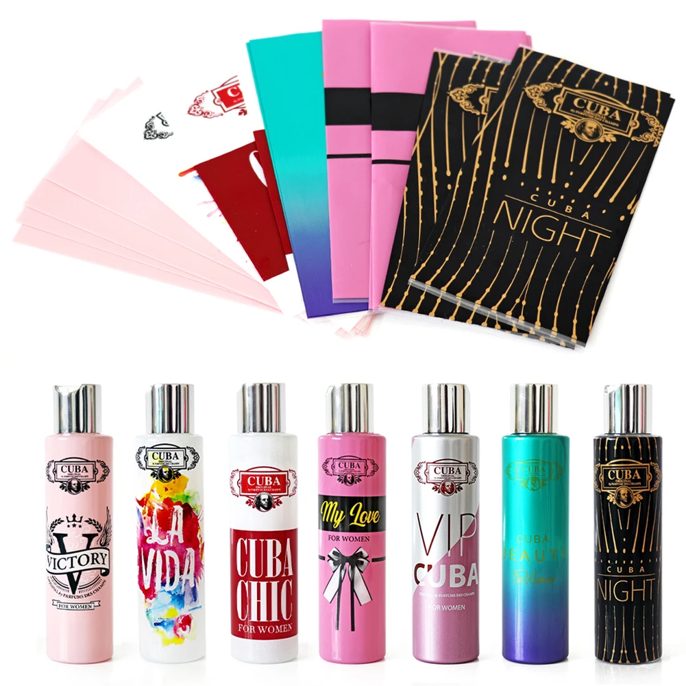 Custom Printing Packaging PVC/PET Heat Shrinkable Film Wrap Shrink Sleeve Label For Bottle Labels