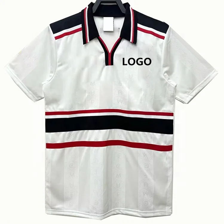 Retro football jersey fabric soccer jersey camisas de futebol football t shirt man classic utd soccer jersey