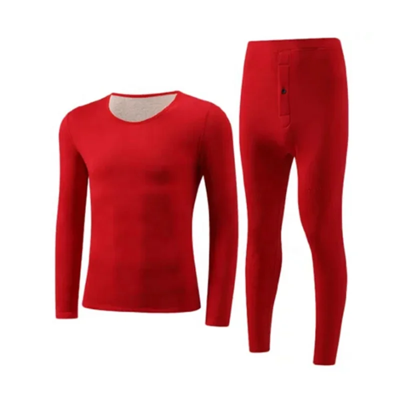 Thermal long Johns 100% mulberry silk for men and women thick underwear set