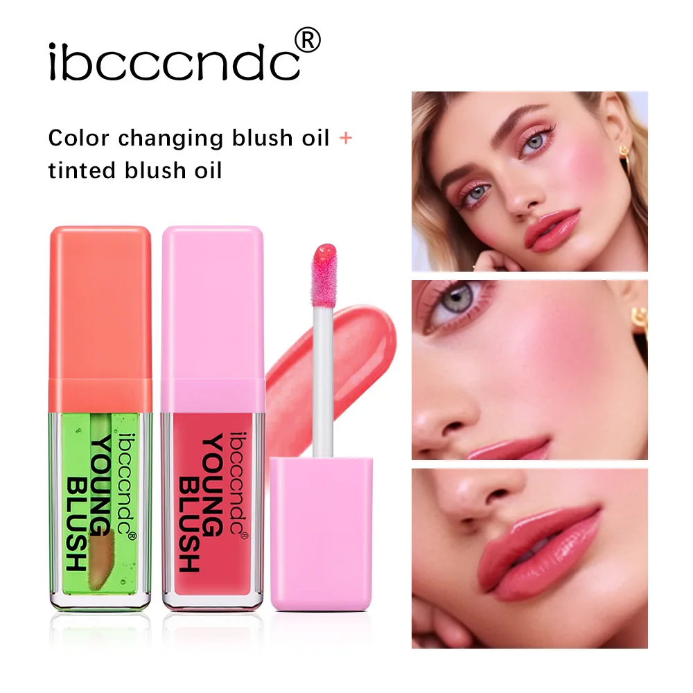 Ibcccndc меняющее цвет масло для румян исключительно для трансграничных жидких румян, естественное увлажнение и изменение температуры румян