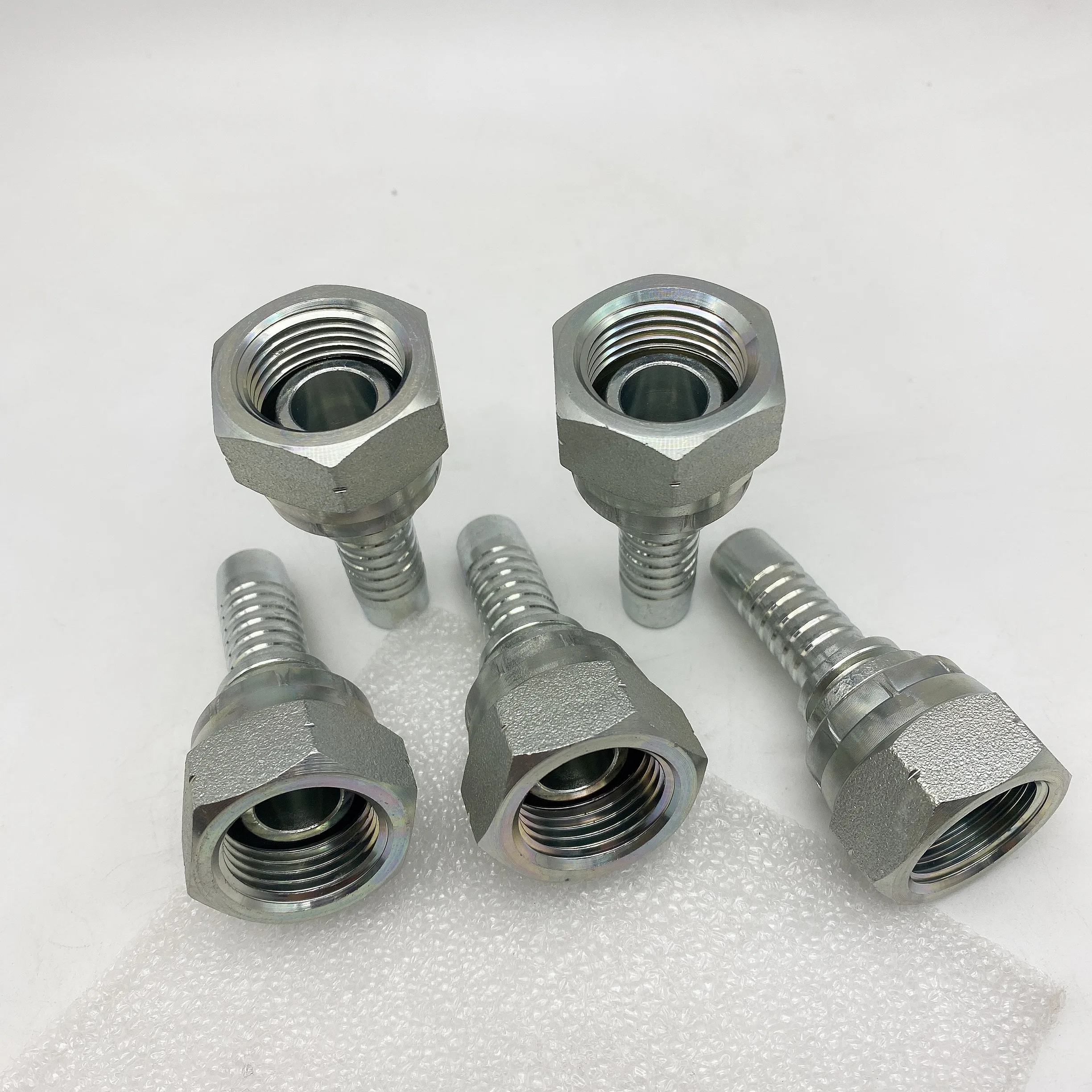 High Quality Quick Coupling Fitting Stainless Steel BSP Female 60 Degree Cone Reusable Hydraulic Hose Fitting