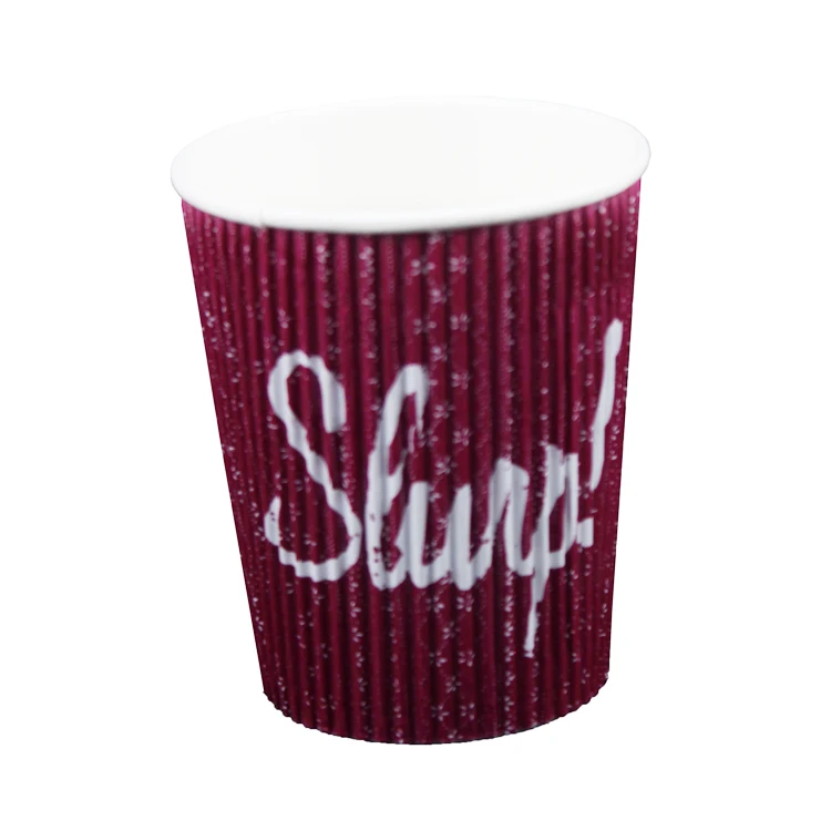 Wholesale Production 5oz Thickened Double-layer Insulated Coffee Paper Cups