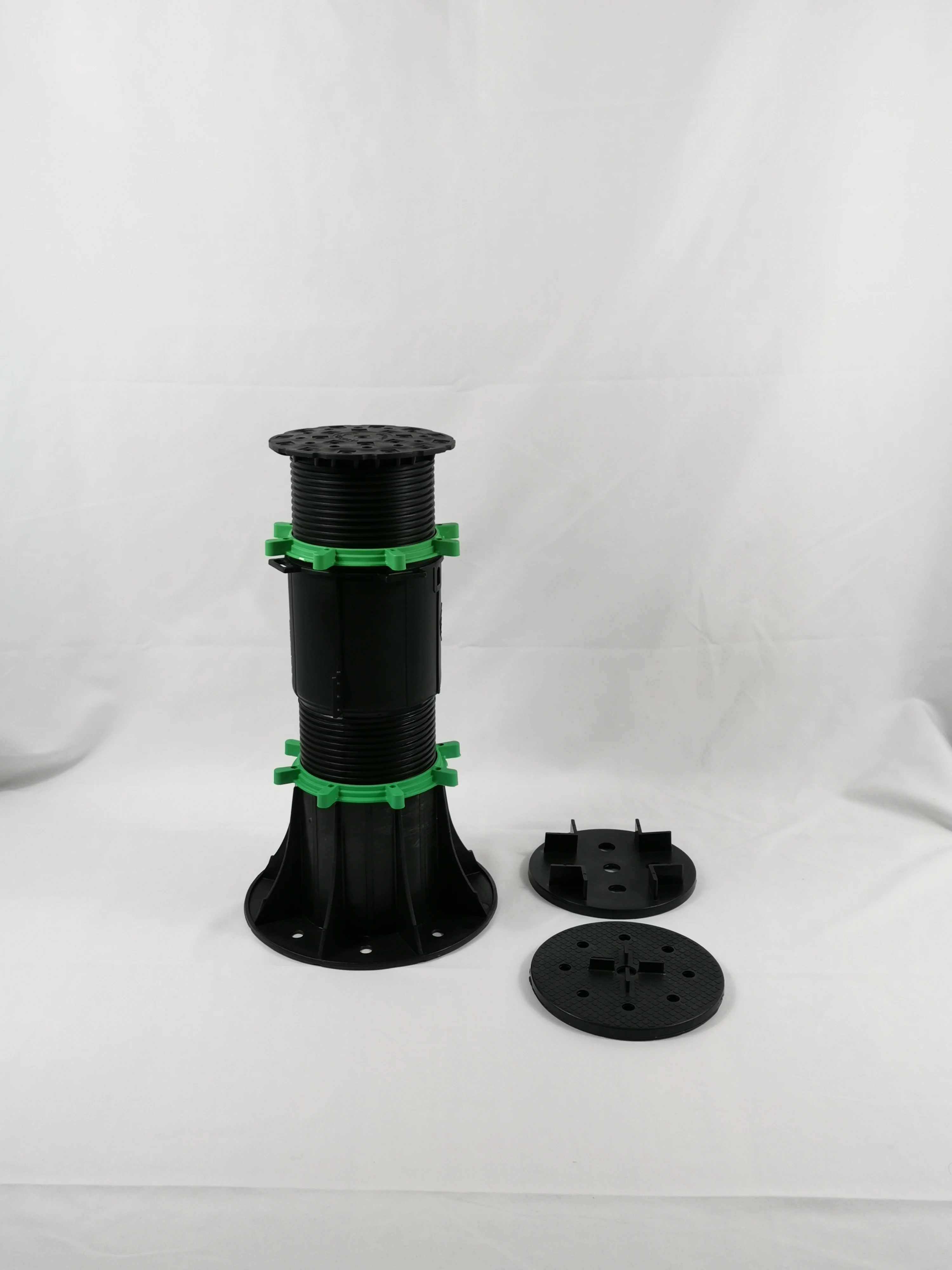 adjustable plastic pedestal used for terrace decking keels stone deck ceramic deck