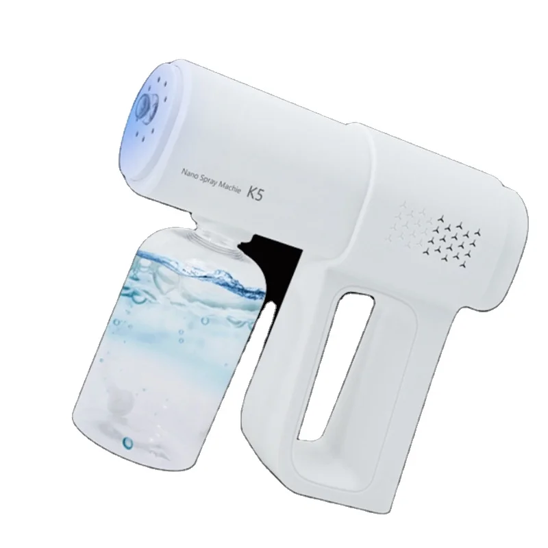 handheld K5 Blue Light Nano Disinfection sanitizing spray gun nano disinfectan spray gun