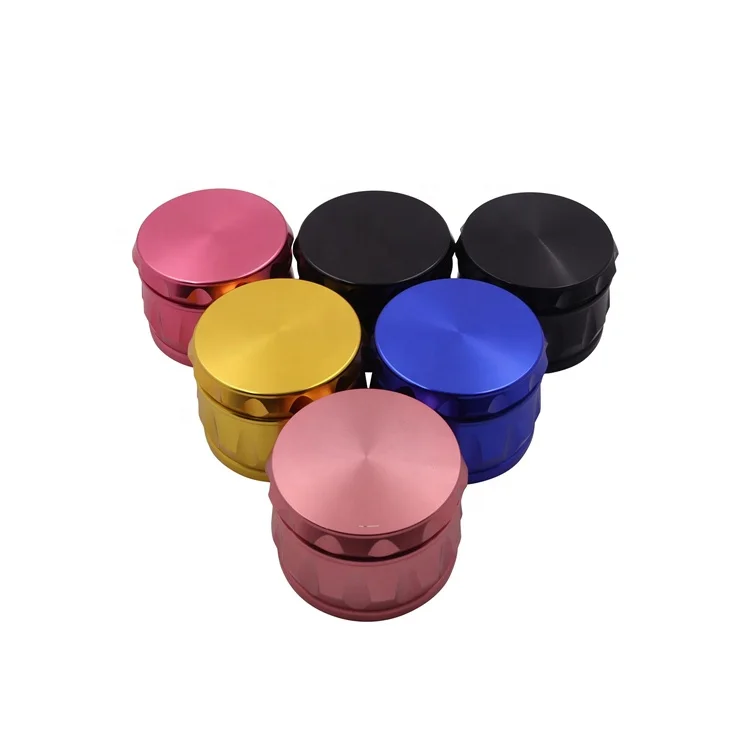 4-слойная металлическая мельница для трав с логотипом на заказ, 2,5 дюйма, oem барабан, мельница для трав