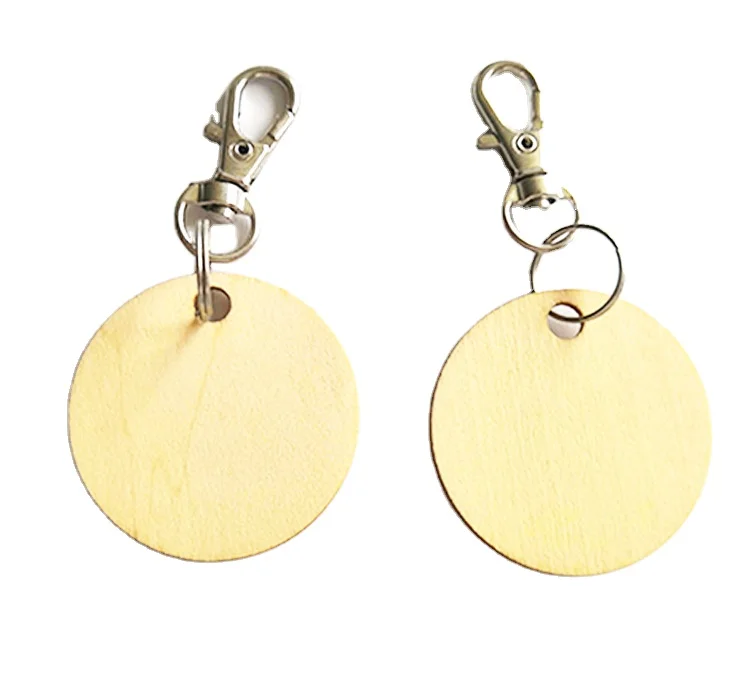 Eco-friend Wood Material RFID Key Tag S50 13.56MHz 1K Key Fob for Door Key