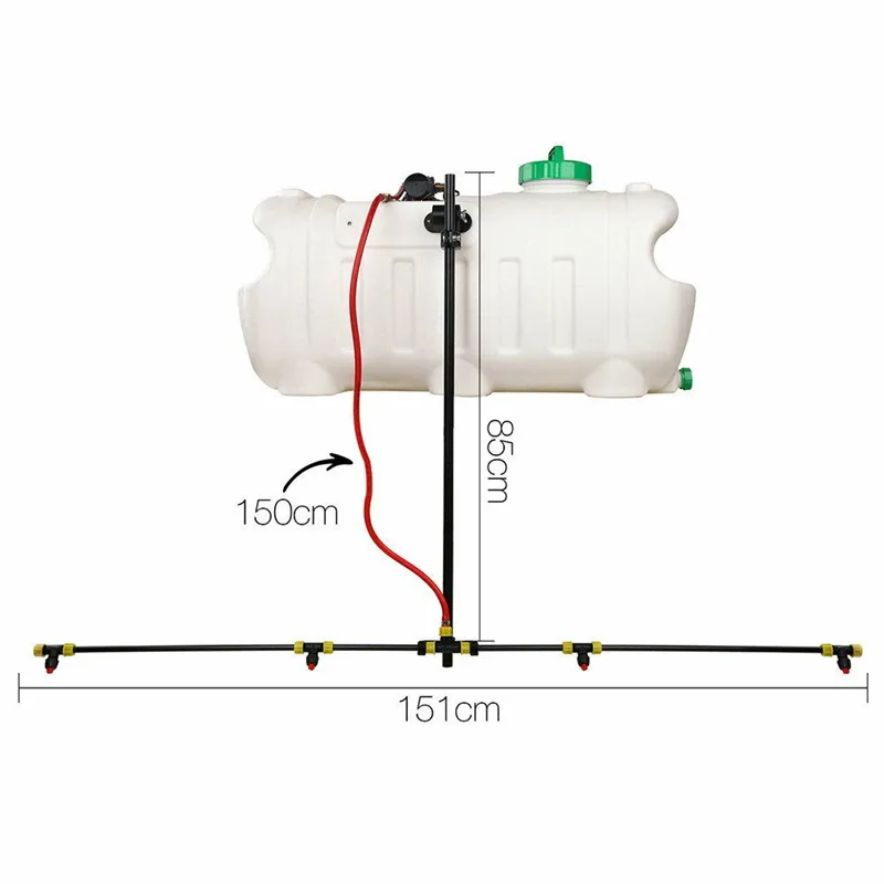 100L ATV tractor  Sprayer Pump Driven, for Quad Bike or Ride On Mower tank spot Sprayer