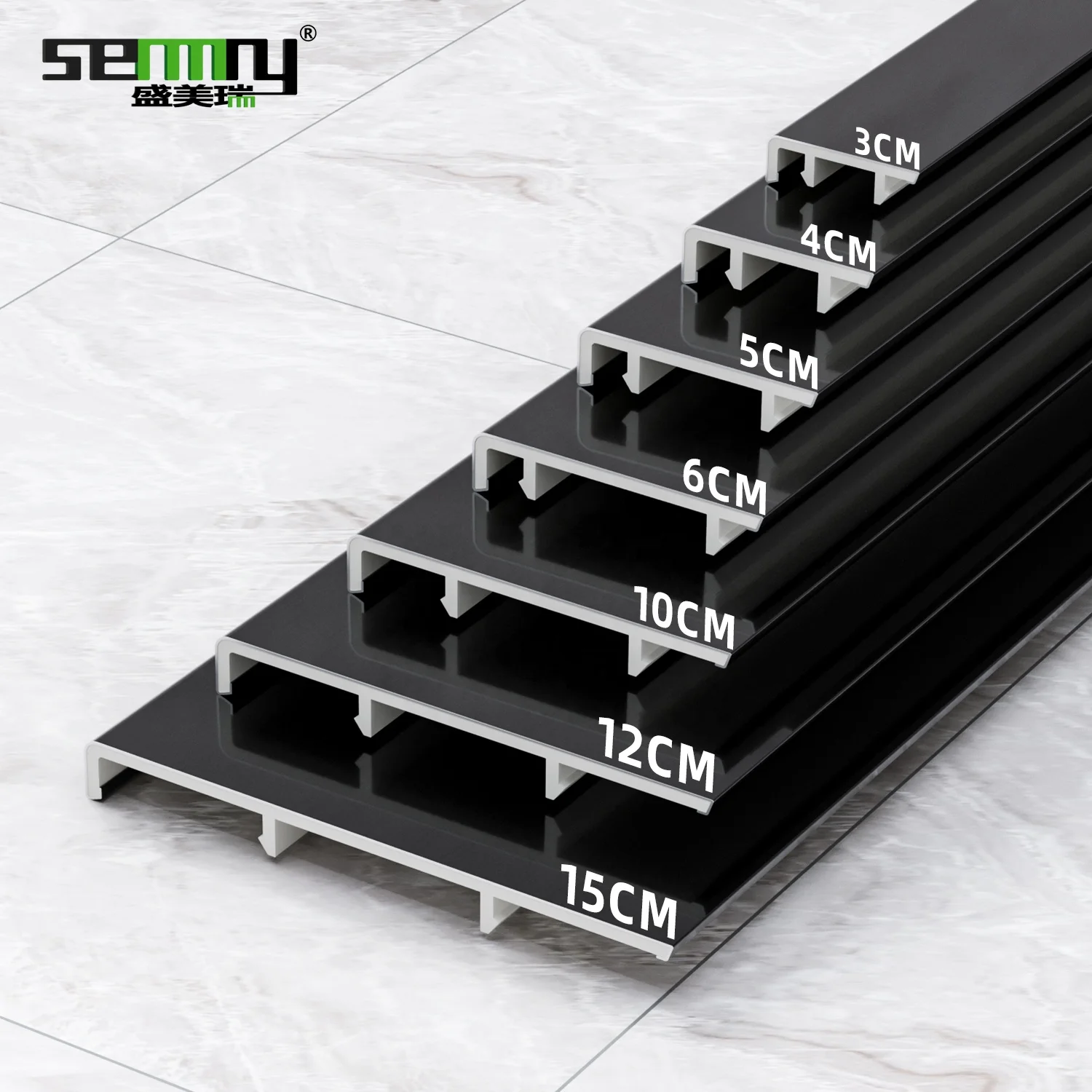 aluminum sample box wall panel trim skirting board flooring trim