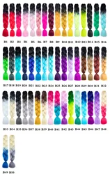 Ombre x pression hair Jumbo braids