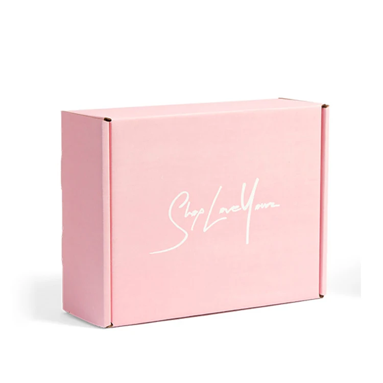 
Custom Printed Clothing Mail Mailer Mailing Shipping Front Tuck End Cardboard Corrugated Paper Box With Logo For Clothes Package 