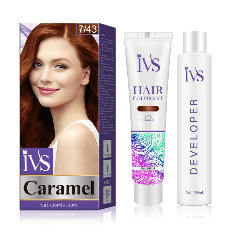 IVS Cream Tinte Cabello Color Лидер продаж окрашивание краситель для волос карамельный крем окрашивания в африканском стиле