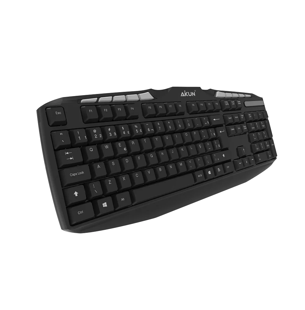 Oem  Competitive   AX250  Cordless Ergonomic Wireless Gaming set 2.4 G Multimedia Keyboard For Pc Laptop user